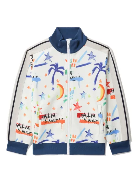 Μπουφάν bomber Palm Angels λευκό