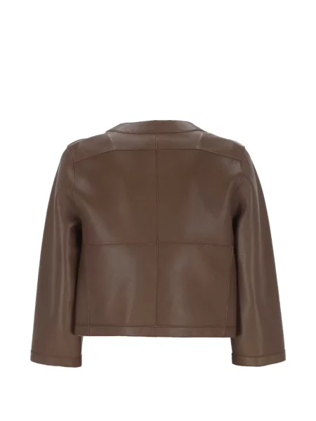 Geanta de piele The Jackie Leathers maro