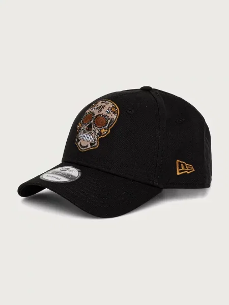 New Era czapka z daszkiem NE SKULL BLK czarna