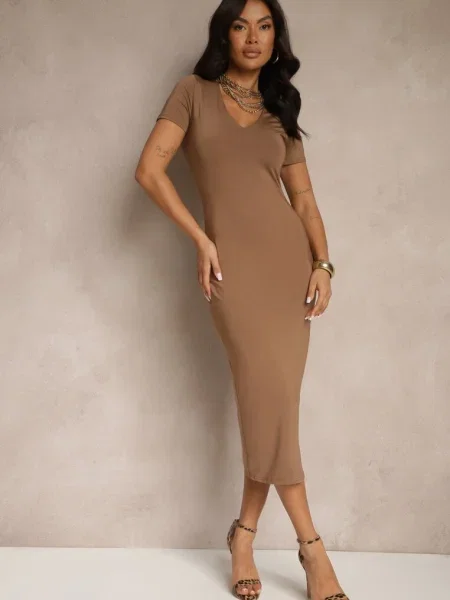 Rochie Efrerina maro