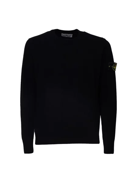 Sweter Stone Island z kamieniami czarny