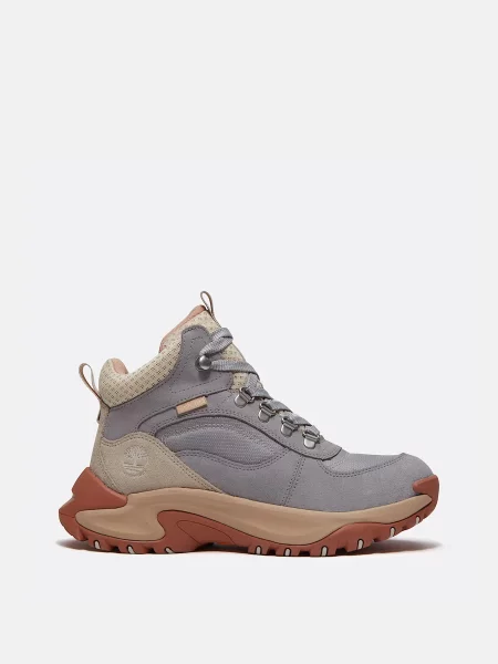 Черевики аутдор Timberland замша/текстиль сірий