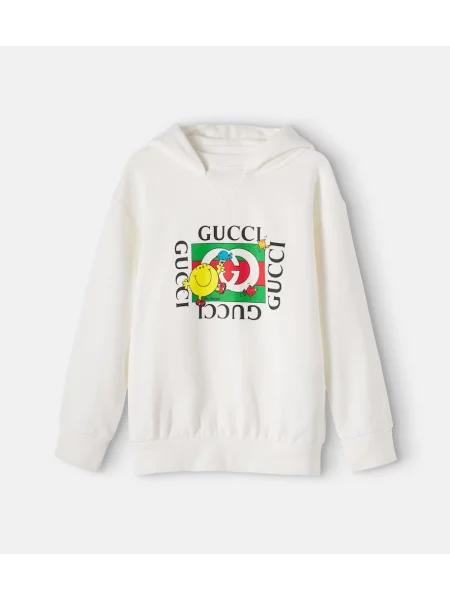 Gyerek kapucnis melegítő felső Gucci fehér