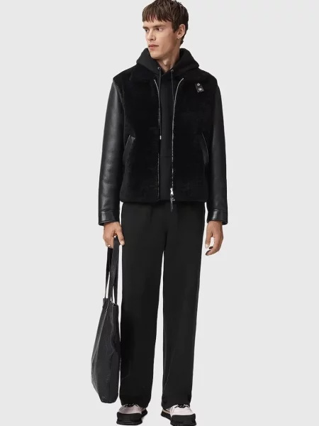 Спортивні штани AllSaints однотонні чорний