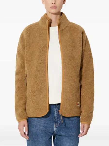 Geacă Fjallraven din fleece maro