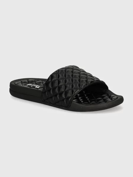 APL Athletic Propulsion Labs Usnjeni natikači LUSSO SLIDE črna