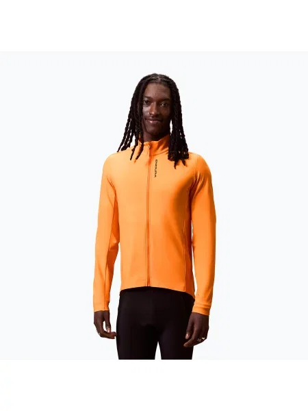 Bluza rowerowa Endura Loop Ride L/S Jersey end orange pomarańczowa