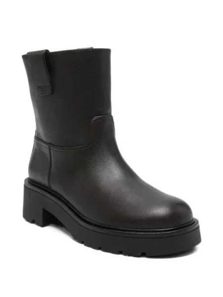 Botki Stuart Weitzman skórzane brązowe