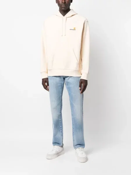 Tiesūs džinsai Carhartt Wip mėlyna