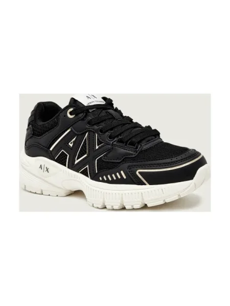 Sneakerși Armani Exchange negru