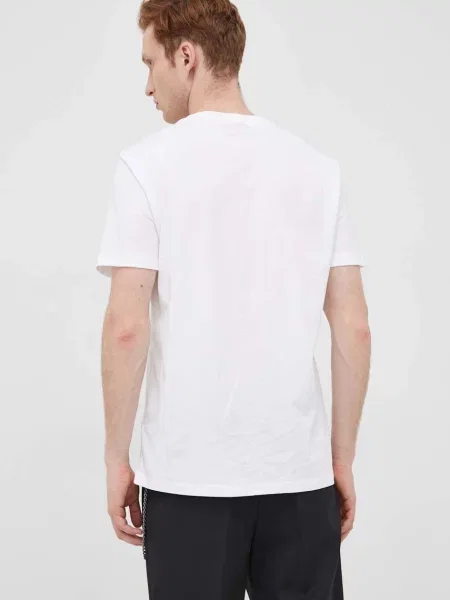 T-shirt z napisem z logo model ‘Dulivio’ Hugo biała