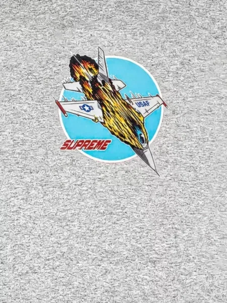 Tricou Supreme cu imagine gri