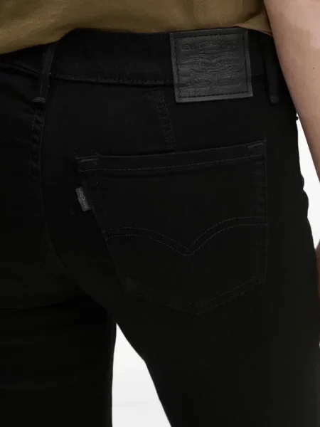 Retro lepršave traperice Levi's® lepršave s izlizanim efektom plava