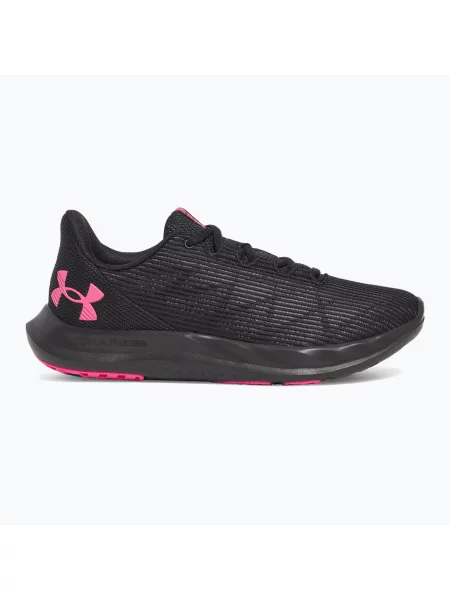 Női futócipő Under Armour Charged Speed Swift fekete/fekete/szuper rózsaszín. Méret: 39 EU fekete