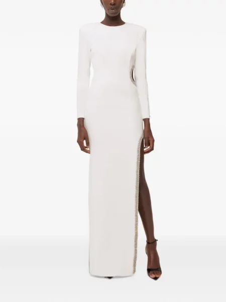 Rochie maxi Nissa alb