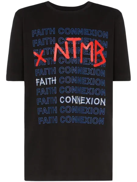 Тениска Faith Connexion черно
