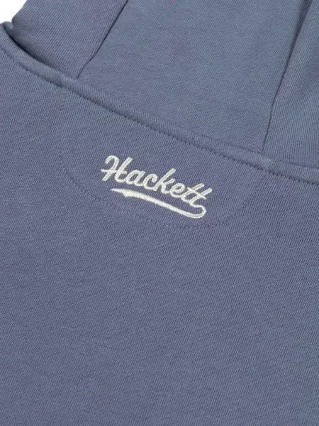 Bluza z kapturem dziecięca Hackett niebieska