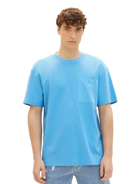 TOM TAILOR DENIM Tricou azuriu