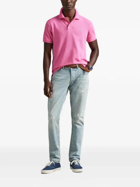 Ριγέ δερμάτινος κάλτσες Polo Ralph Lauren με κορδόνι μαύρο