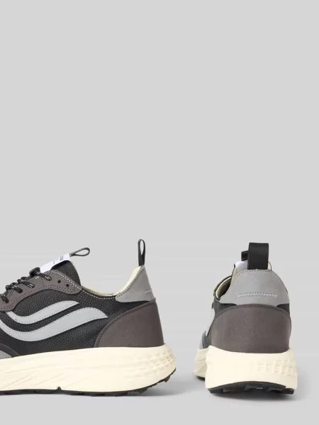 Sneakersy z wyhaftowanym logo model Hike' Genesis czarne