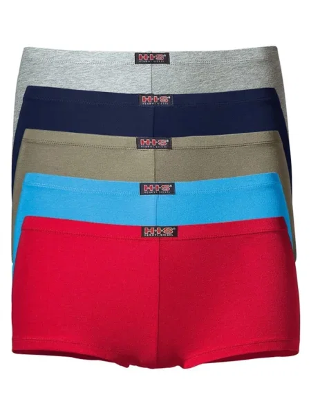 H.I.S Spodnje hlače marine / svetlo modra kaki / rdeča siva