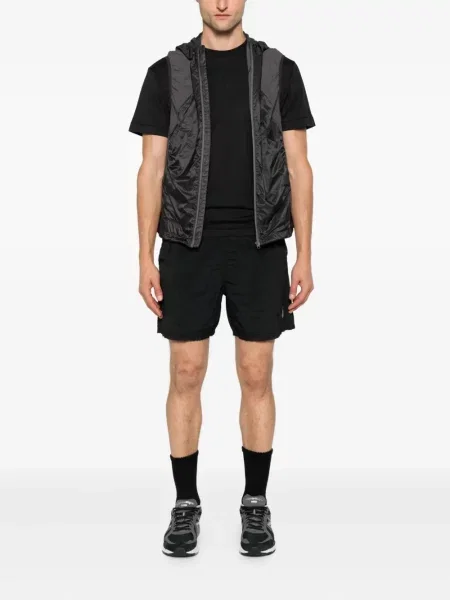 Tricou Stone Island cu strasuri negru