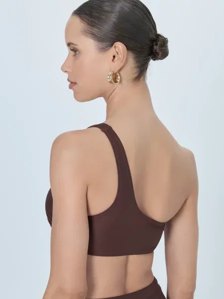 LSCN by LASCANA Bikinový top Gina čokoládová