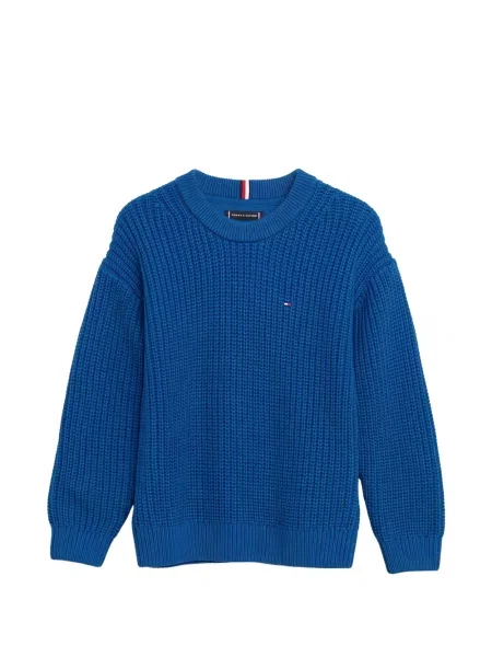 Sweter dziecięcy Tommy Hilfiger niebieski