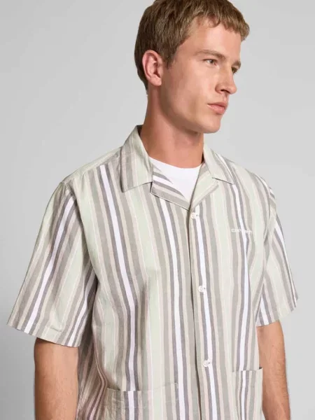 Koszula casualowa o kroju regular fit z mieszanki bawełny i lnu Carhartt Work In Progress