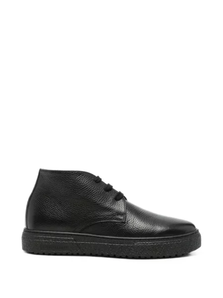 Ghete desert Corneliani din piele negru