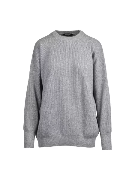 Sweter Fabiana Filippi wełniany szary