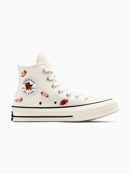 Сникърси Converse Chuck 70 Valentine's Day Hi Egret/ Red EUR бяло