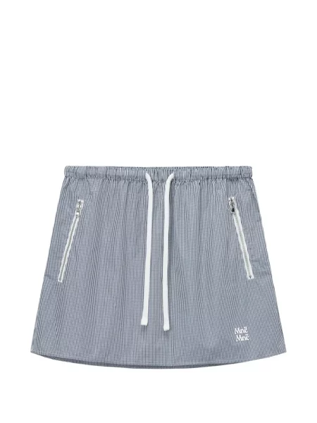 Mini șnur de strângere fusta mini Mini Cream mini albastru