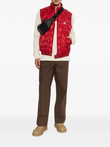 Lung tricou Moncler cu imagine