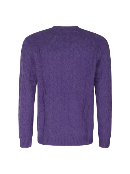 Sweter Polo Ralph Lauren fioletowy