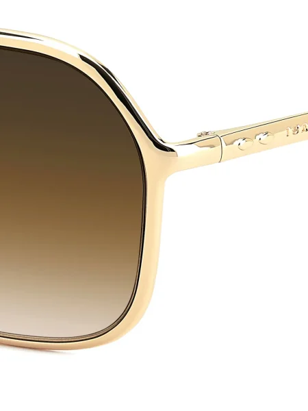 Ochelari de soare Isabel Marant Eyewear cu imprimeu geometric maro