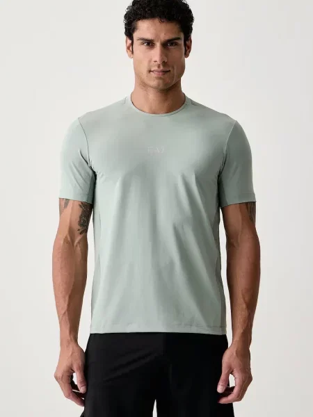 Emporio Armani tricou de antrenament pentru bărbați verde