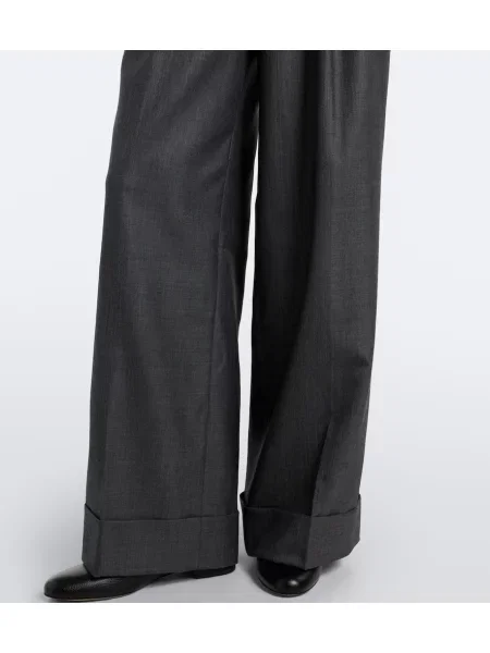 Pantaloni Junya Watanabe de lână gri