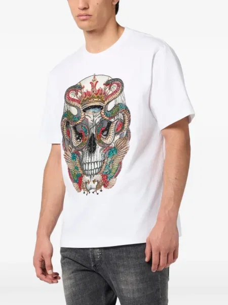 Тениска Philipp Plein бяло