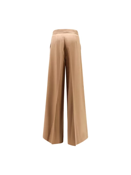 Spodnie Max Mara brązowe