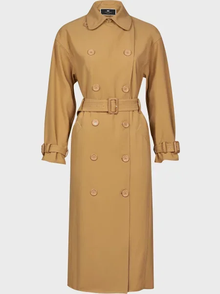 Тренч Elisabetta Franchi бежевий