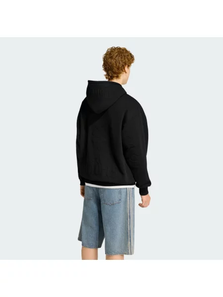 ADIDAS Pokémon luźna bluza z kapturem czarna