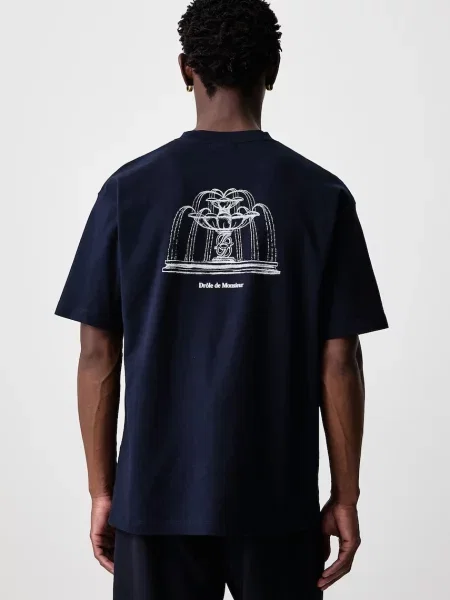 Drôle de Monsieur Fountain tricou din pentru bărbați