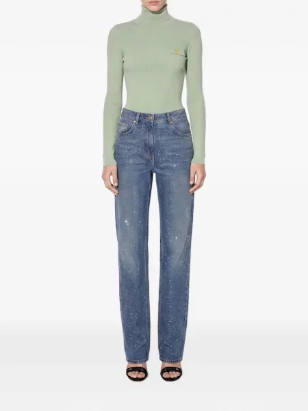 Top Elisabetta Franchi ajurat verde