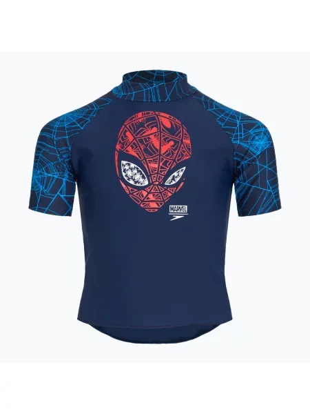 Футболка для плавання дитяча Speedo Spider-Man Sun Top blue синя