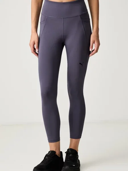 Puma sportovní legíny Essential Tight fialové