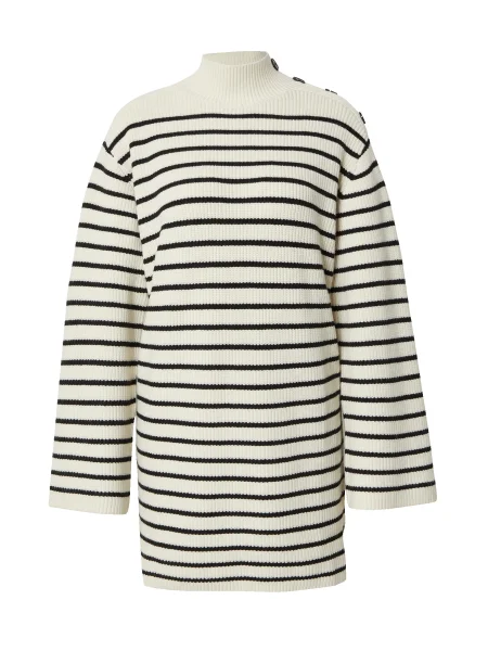 EDITED Rochie Femke negru alb