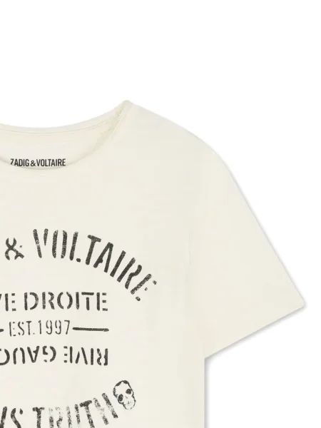 Koszulka dziecięca Zadig & Voltaire biała