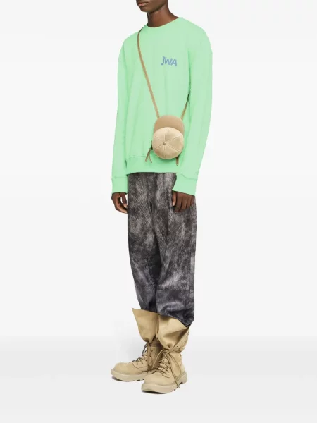 Hanorac Jw Anderson cu imagine verde