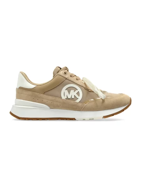Sneakersy Michael Kors skórzane beżowe
